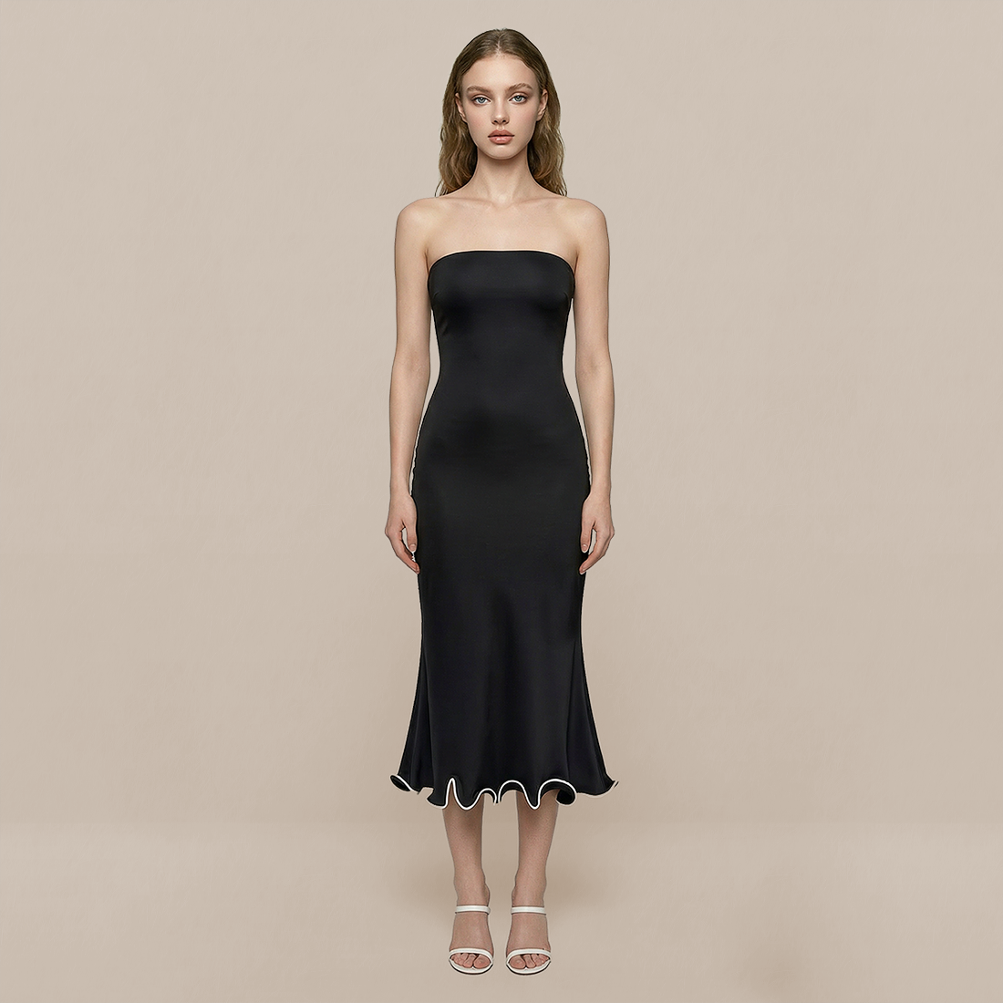 wholesale bodycon dresses Party & Event Maxi Polyester Glam Dress SHOW Royal Blue Homecoming Dress stretchy bodycon dress Colour:black