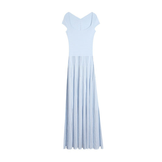 Casual Everyday Maxi A-Line Knit Elegant Dress - MYTHSIS