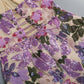 Wholesale Women's Purple Floral Sequin Strapless Mini Party Dress