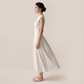 Casual Everyday Maxi A-Line Polyester Chic Polka Dot Round Neck Dress - MYTHSIS