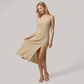 Vacation Midi Shift Knit Minimalist Cover-Up Dress - Wholesale Dresses Low MOQ - MYTHSIS