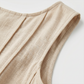 Casual Everyday Maxi A-Line Polyester Chic Round Neck Ruched Sleeveless Dress - MYTHSIS