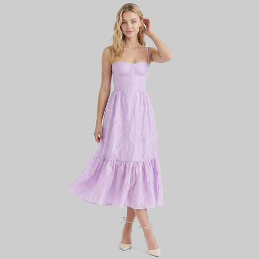 French Lace Sling Dress - Women's Summer Holiday Mid-length Dress