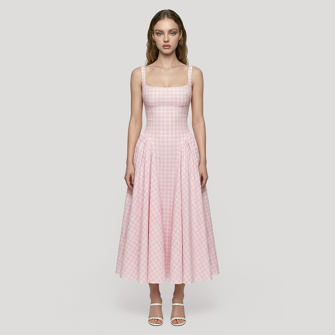 Vacation Midi Fit & Flare Polyester Feminine Dress - MYTHSIS