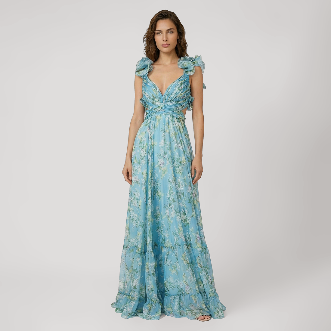 Vacation Maxi A-Line Organza Bohemian Dress - MYTHSIS