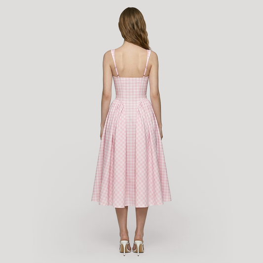 Vacation Midi Fit & Flare Polyester Feminine Dress - MYTHSIS