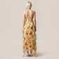 Wedding Guest Maxi A-Line Chiffon Floral Elegant Dress - Wholesale Dresses Low MOQ - MYTHSIS