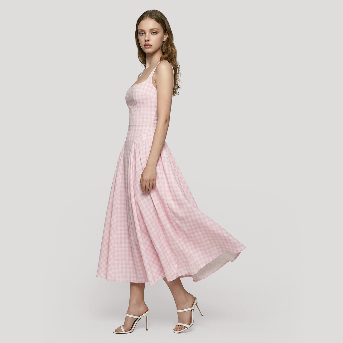 Vacation Midi Fit & Flare Polyester Feminine Dress - MYTHSIS