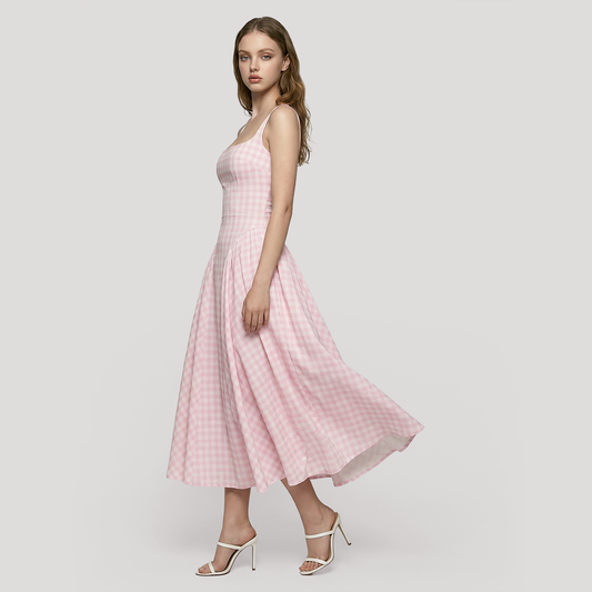 Vacation Maxi Fit & Flare Polyester Feminine Dress - MYTHSIS