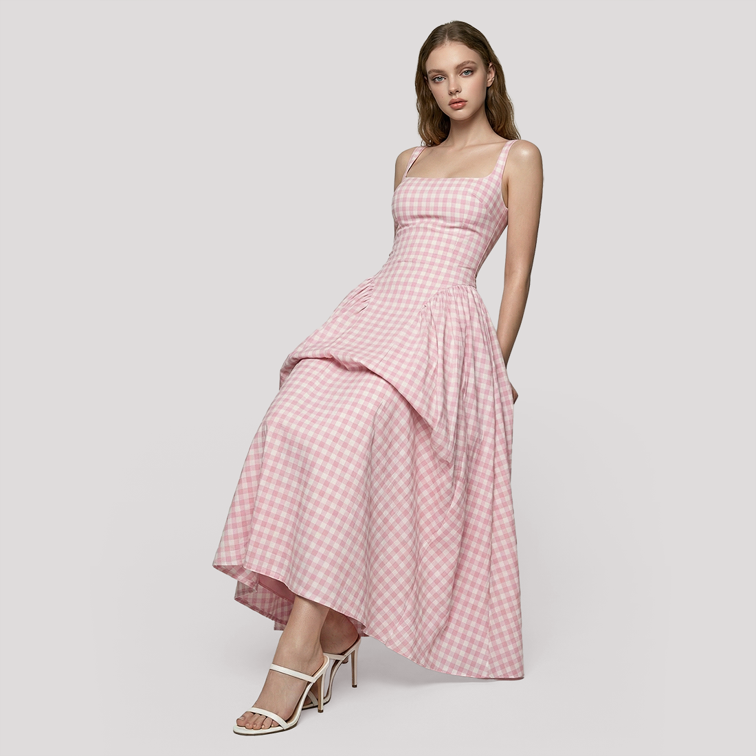Vacation Midi Fit & Flare Polyester Feminine Dress - MYTHSIS