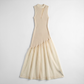 Date Night Maxi Mermaid Polyester Sexy Strapless Mesh Spliced Ribbed Dress - MYTHSIS