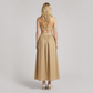 Vacation Maxi A-Line Cotton Simple Two-Piece Set - MYTHSIS
