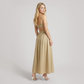 Vacation Maxi A-Line Cotton Simple Two-Piece Set - MYTHSIS