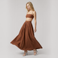 Vacation Maxi A-Line Cotton Simple Two-Piece Set - MYTHSIS