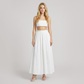 Vacation Maxi A-Line Cotton Simple Two-Piece Set - MYTHSIS