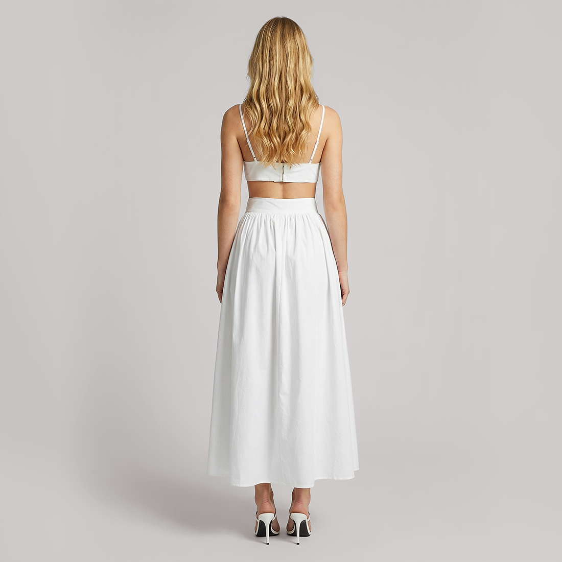 Vacation Maxi A-Line Cotton Simple Two-Piece Set - MYTHSIS