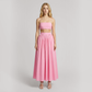 Vacation Maxi A-Line Cotton Simple Two-Piece Set - MYTHSIS