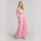 Vacation Maxi A-Line Cotton Simple Two-Piece Set - MYTHSIS