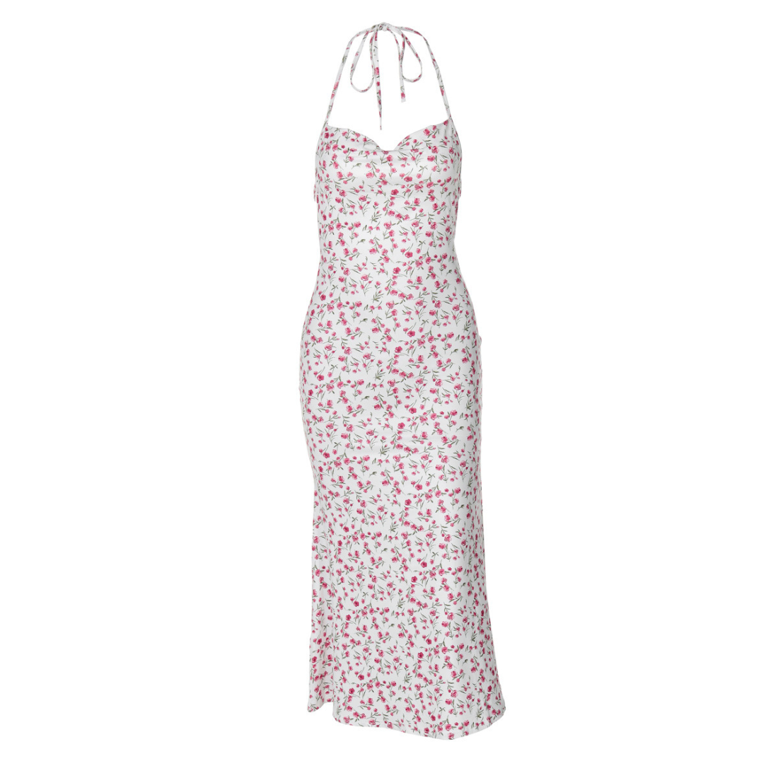 Date Night Midi Slip Dress Chiffon Feminine Dress - MYTHSIS