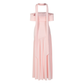 Formal Evening Maxi A-Line Polyester Elegant Dress - MYTHSIS