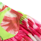 Vacation & Resort Maxi A-Line Satin Floral Print Strapless Dress - MYTHSIS