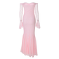 Formal Evening Maxi Fit & Flare Lace Glam Dress - MYTHSIS
