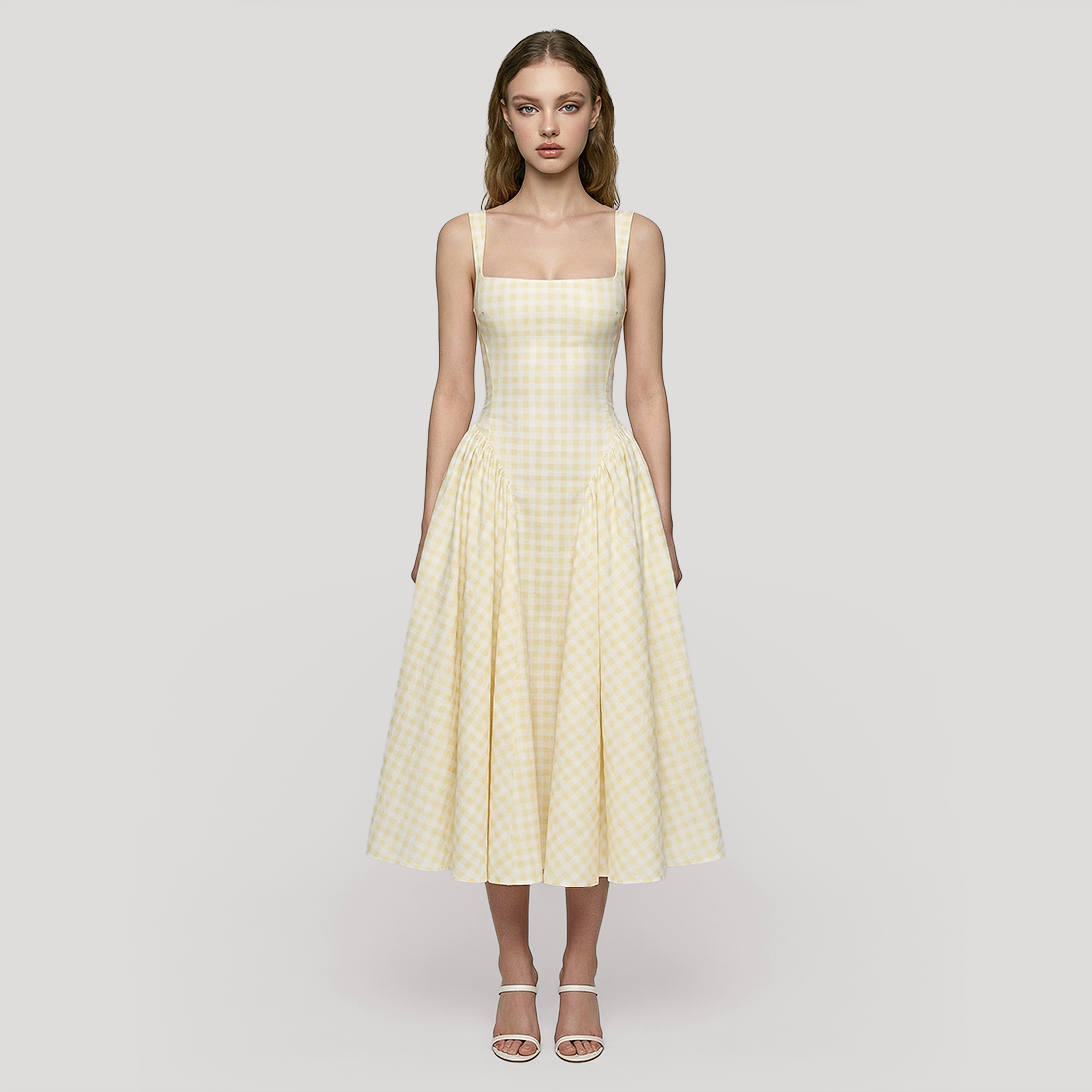 Vacation Midi Fit & Flare Polyester Feminine Dress - MYTHSIS