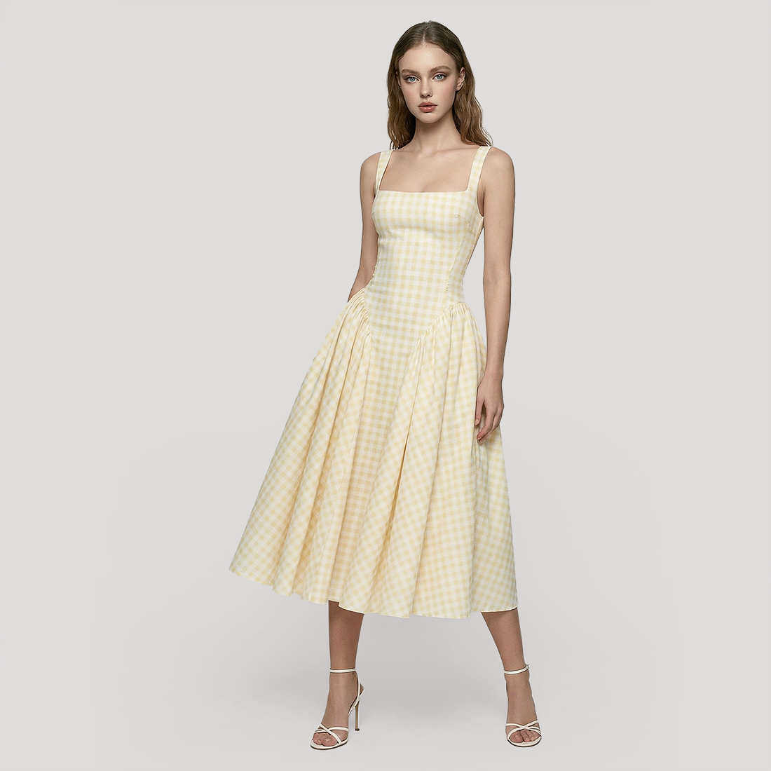 Vacation Midi Fit & Flare Polyester Feminine Dress - MYTHSIS