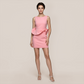 Date Night Mini Bodycon Polyester Sexy 3D Floral Sleeveless Open Back Dress - MYTHSIS
