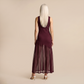 Date Night Maxi Mermaid Polyester Sexy Strapless Mesh Spliced Ribbed Dress - MYTHSIS