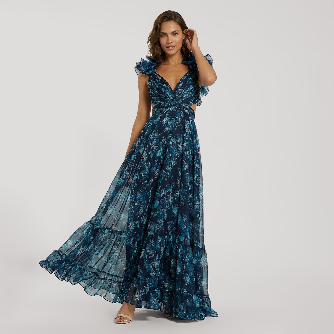 Vacation Maxi A-Line Organza Bohemian Dress - MYTHSIS