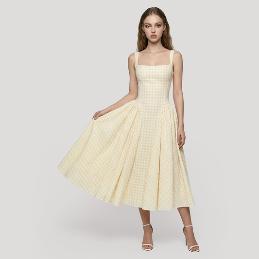 Vacation Maxi Fit & Flare Polyester Feminine Dress - MYTHSIS