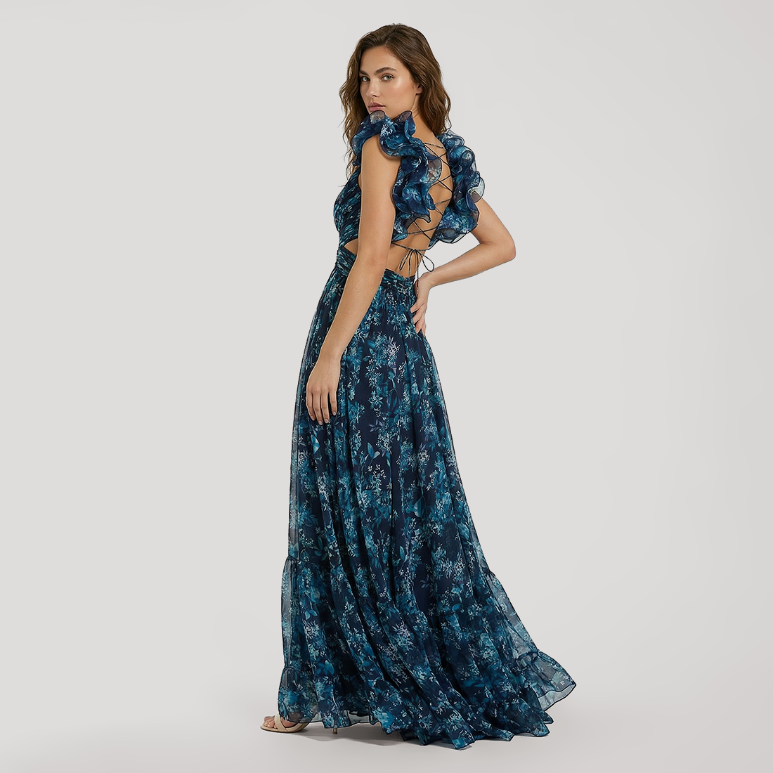 Vacation Maxi A-Line Organza Bohemian Dress - MYTHSIS