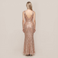 Wedding Guest Maxi Bodycon Sequin Glam Dress - MYTHSIS
