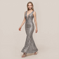 Wedding Guest Maxi Bodycon Sequin Glam Dress - MYTHSIS