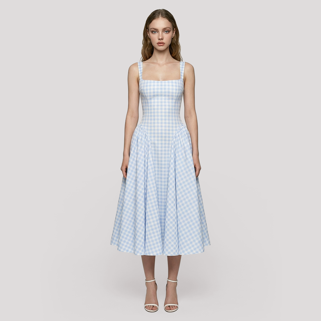 Vacation Midi Fit & Flare Polyester Feminine Dress - MYTHSIS