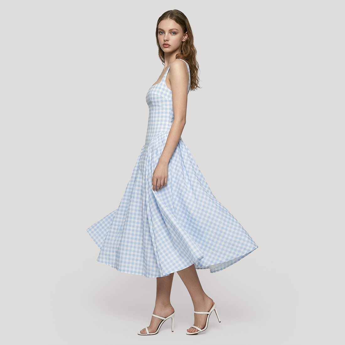 Vacation Midi Fit & Flare Polyester Feminine Dress - MYTHSIS