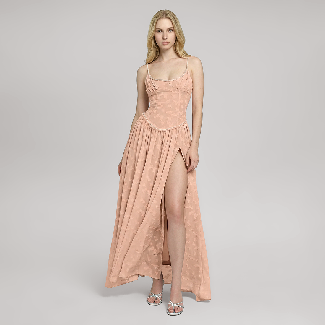 Vacation Maxi Slip Lace Romantic Dress - MYTHSIS