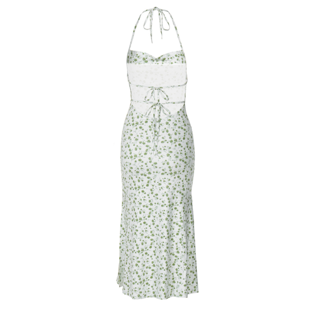 Date Night Midi Slip Dress Chiffon Feminine Dress - MYTHSIS
