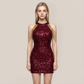 Party & Event Mini Bodycon Sequin Glam Dress - MYTHSIS