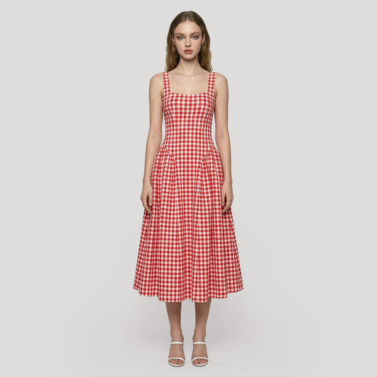 Vacation Maxi Fit & Flare Polyester Feminine Dress - MYTHSIS