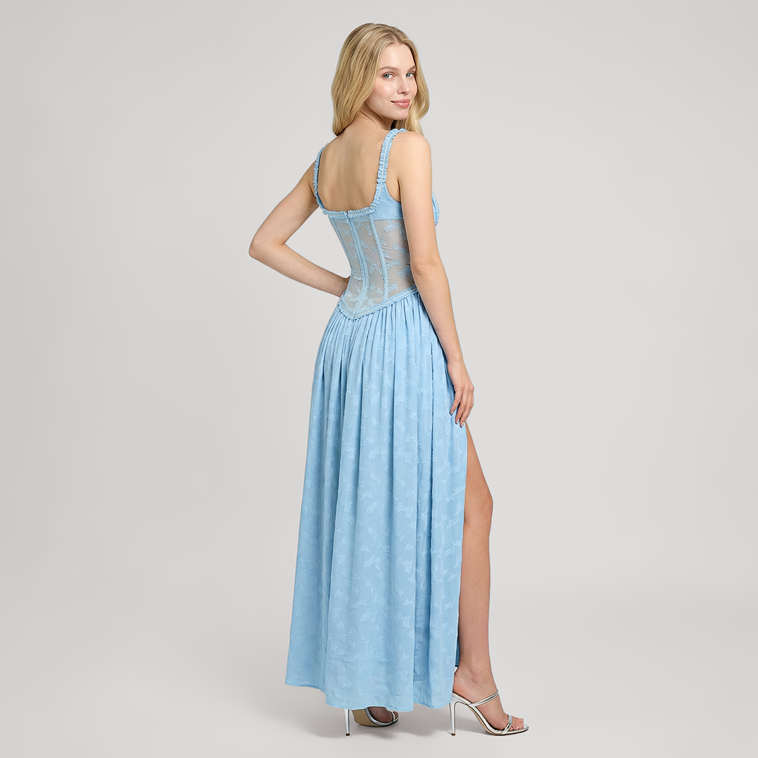 Vacation Maxi Slip Lace Romantic Dress - MYTHSIS