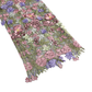 Vacation & Resort Satin Floral Print 3D Flower Maxi Bodycon Dress - MYTHSIS