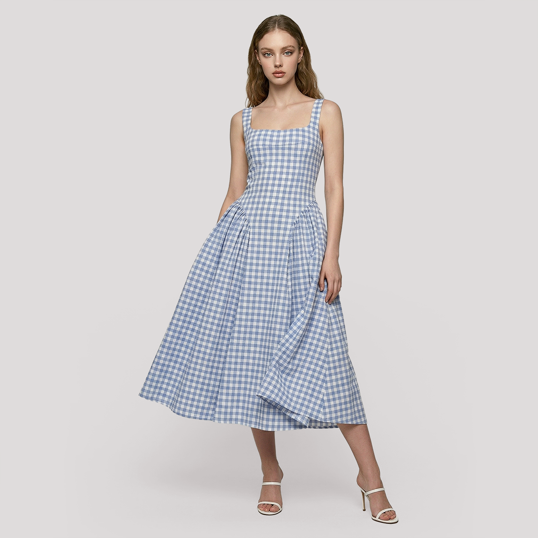 Vacation Midi Fit & Flare Polyester Feminine Dress - MYTHSIS