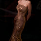Wholesale Women's Strapless Ruched Fishtail Maxi Evening Dress – XS Women's Clothing