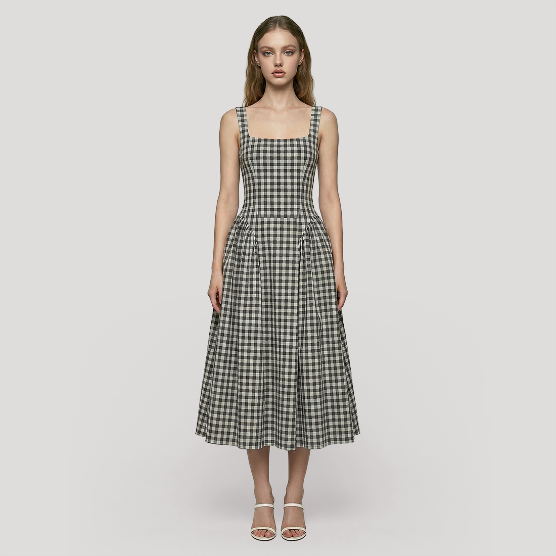 Vacation Midi Fit & Flare Polyester Feminine Dress - MYTHSIS