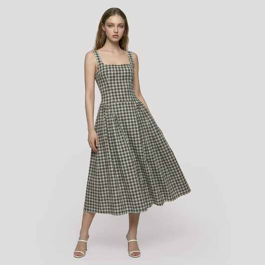 Vacation Maxi Fit & Flare Polyester Feminine Dress - MYTHSIS