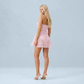 Date Night Mini A-Line Polyester Sexy Strapless Solid Mesh Overlay Dress - Wholesale Dresses Low MOQ - MYTHSIS