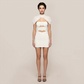 Date Night Mini Bodycon Mesh Sexy 3D Floral Cutout Sleeveless Dress - Wholesale Dresses Low MOQ - MYTHSIS
