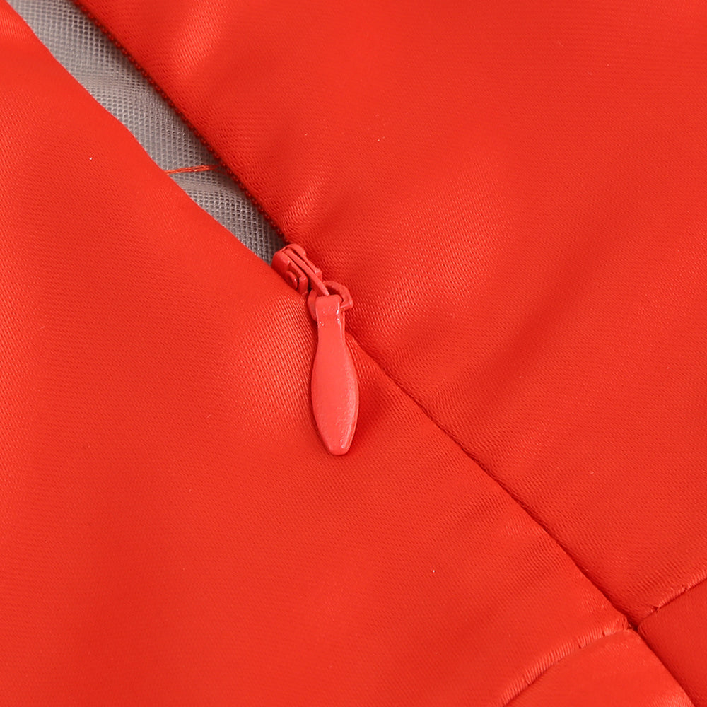 Wholesale Women's Coral Halter Backless Slit Train Evening Dress